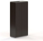 Vysoká skriňa Creator 83,2 x 44,5 x 185,9 cm, biela / wenge