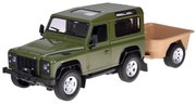 Auto na diaľkové ovládanie Rastar Land Rover Defender 1:14 so svetlami RC0712 Farba: zelená