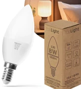Toolight Toolight, LED žiarovka E27, 8W, 560lm, 3000K teplá, RSL035, OSW-20020