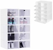Organizér na topánky, modulárna plastová skrinka (10 ks)