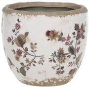 Keramický obal na kvetináč s kvetmi Nancy - Ø 12*11 cm