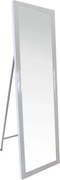 Stojace zrkadlo Armin, leskle biele%