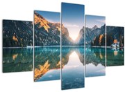 Obraz - Horské jazero (150x105 cm)