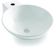 Bathco 0028 - Umývadlo na dosku BAYONA 42x50,5 cm porcelán/biela