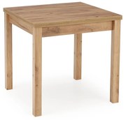 Jídelní rozkládací stůl GRACJAN 80/160 cm dub craft zlatý