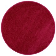 Vopi, Kusový koberec Eton vínovo červený kruh, 57x57 (priemer) kruh, červená, chodba / predsieň