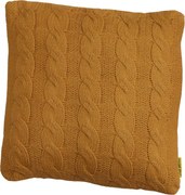 Dekoračný vankúš CABLISS 45x45 cm, okrový