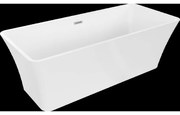 Mexen Tonia voľne stojaca vaňa 170 x 75 cm, biela, Prepad Chrómová - 52171707500