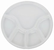 Kela Fondue tanier ANNELI 23 cm, biela