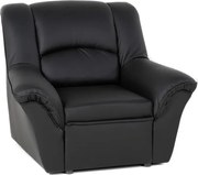 Kožené kreslo Dubaj LUX, čierna (K-70)