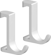 Hansgrohe WallStoris, háčiky na uterák, úzke, biela matná, HAN-27929700