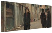 Obraz - John Singer Sargent, Street in Venice, reprodukcia (120x50 cm)