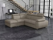 Rohová sedačka Gozo 2RR1P (svetlohnedá) (s úl. priestorom) (L)