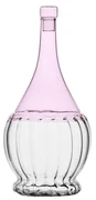 Fľaša s uzáverom ružová/priesvitná 1.1 l - 983083