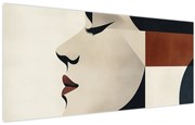 Obraz - Žena z profilu (120x50 cm)