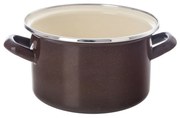 Orion Smaltovaný hrniec s lemom Brown, 2 l, 2 l