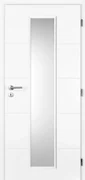 Doornite Quatro Interiérové dvere Linea, 70 P, 746 × 1983 mm, lakované, pravé, biele