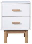 Biely nočný stolík Melanie – Støraa