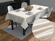 Biante Saténový obdĺžnikový obrus polyesterový Satén LUX-032 Krémový 50x100 cm