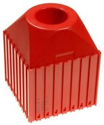 Plastový box pre nástroj s kužeľovou stopkou ISO 30, modul 8x8, 1 dutina, červená