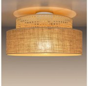 Stropné svietidlo BOHO 1xE27/60W/230V pr. 40 cm ratan