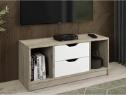 TV stolík Sten 100 cm, dub sonoma/biely%