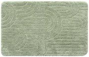 Aqualine Aqualine, RIST kúpeľňová predložka, 50x80cm, 100% polyester, protišmyk, zelená, NI8594