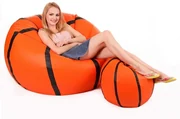 Set sedacích vakov Basketbal XXXL + L (oranžová + čierna). Vlastná spoľahlivá doprava až k Vám domov. 1054538