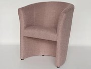 Kreslo Boston, staroružová látka%