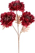Umelá kvetina Chryzantéma 62 cm, bordó%
