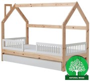 Posteľ DOMEK 200X90 borovica