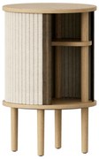 Okrúhly odkladací stolík z dubového dreva ø 38 cm Audacious – UMAGE