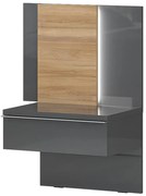 Nočný stolík Onyx ns1/on lakované pacific walnut/anthracit