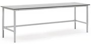 Manuálne výškovo nastaviteľný dielenský stôl MOTION, nosnosť 400 kg, 2500x800 mm