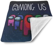 Sablio Deka pre bábätko AMONG US vo vesmíre - 80x100 cm