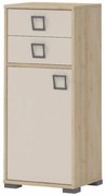 Komoda 1D2S Kiki OR12-BK/KI-01 beech/sand
