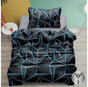 Bavlnené obliečky PENELOPE TYRKYS čierne Rozmer obliečky: 70 x 90 cm | 140 x 200 cm