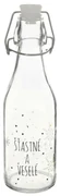Orion Fľaša s klip uzáverom Vločka biela, 0,52 l, 520 ml