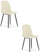 Set dvoch jedálenských stoličiek COMO béžový (2 ks)