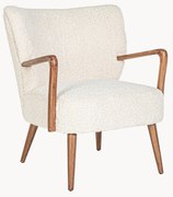 Plyšové kreslo's opierkami Moritz