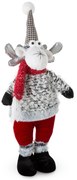 VIANOČNÁ FIGÚRKA REINDEER 54 CM VIACFAREBNÁ