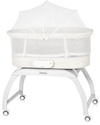 Lionelo - Detská postieľka s váhou CORAL White