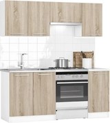 Kuchynská linka Naturel OAK 1,8 m KSETOAK, 1 ks