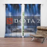 Sablio Závěs DOTA 2 Modrá: 2ks 140x250cm