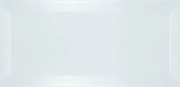 Obklad Ribesalbes Chic Colors blanco bisel 10x20 cm mat CHICC1347