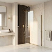 Rea Heaven, sprchová zástena Walk-in, 110 cm, zlatá matná, REA-K6683