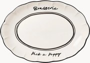 Ručne maľovaný servírovací podnos Bistro