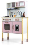 Detská drevená kuchynka Milly Mally Bjorn rúžová