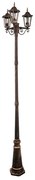 Polux Vonkajšia lampa 3xE27/20W/230V IP43 2,58 m patina SA1176