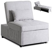 Kreslo EMILIO 67 cm, sivé